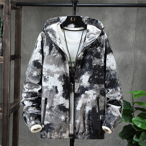 Elevate Your Style with the Men's Patchwork Camouflage Jacket